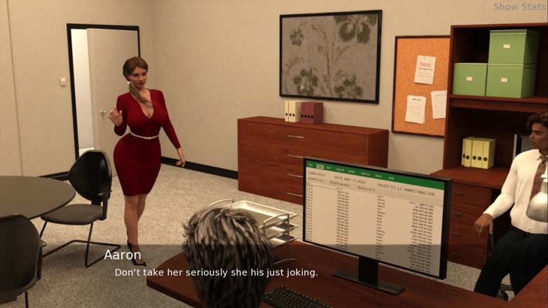 Porny Games: Project hot wife - Having sex at the office (8)