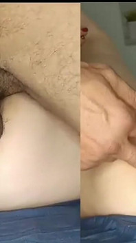 Dejo que el amigo de mi esposo juegue con mi coño y mi culo