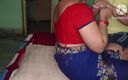 Sarmila Roy: Horny Blonde Babe with Huge Natural Ass in Red Saree