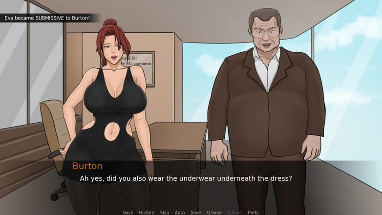 Neon2520: 伊娃的狂喜游戏 #05 丰满的红发女郎被老板训练成顺从。