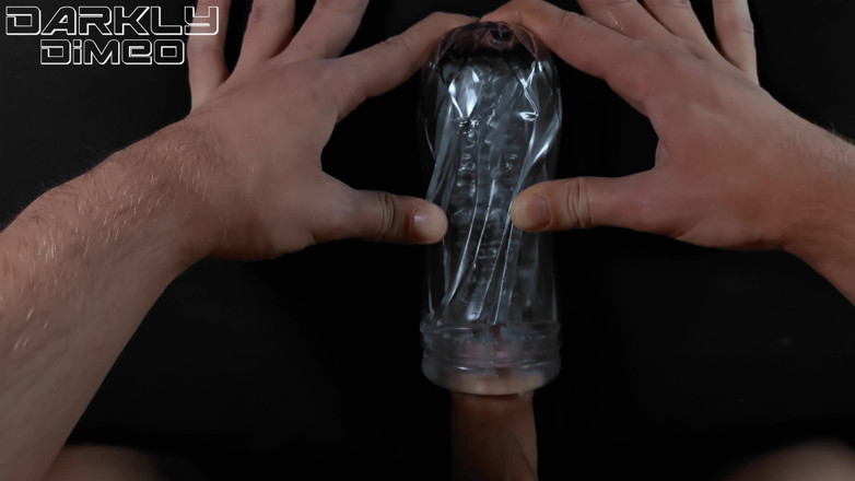 DarklyDimeo: Collegeboy fucks flashlight with big dick incredible pleasure POV
