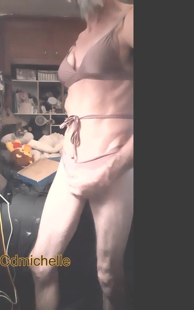 Cd Michelle lingerie: Cdmichelle V Hnědých Plavkách