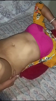 Indian Desi Bhabhi Blowjob Sucking Dick at Night