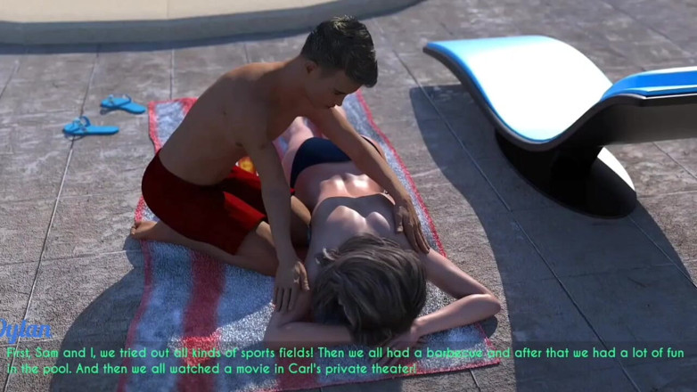Johannes Gaming: AWAM #18 Had a nice massage at the swimming pool topless