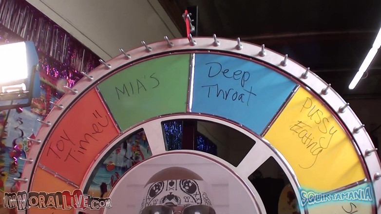 Immoral Live: Petite brunette Mia Valentine was ready to be thrown around...