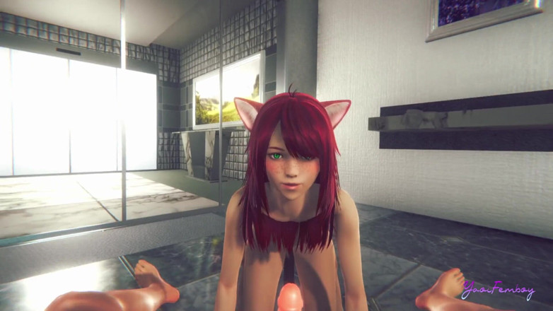 Yaoitube: Yaoi Femboy Erito - дрочка, минет и трах в видео от первого лица