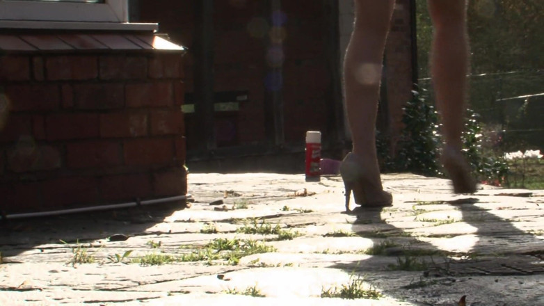 Family Fuckers: Sweet small titted redhead pounded outdoor and milked by her...