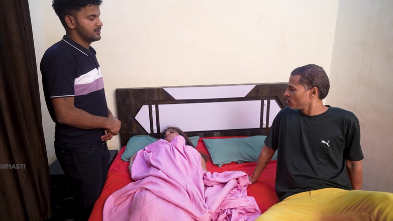 Aaka: 紧致阴户德西哥被德瓦和她的丈夫在印地语音频中性交