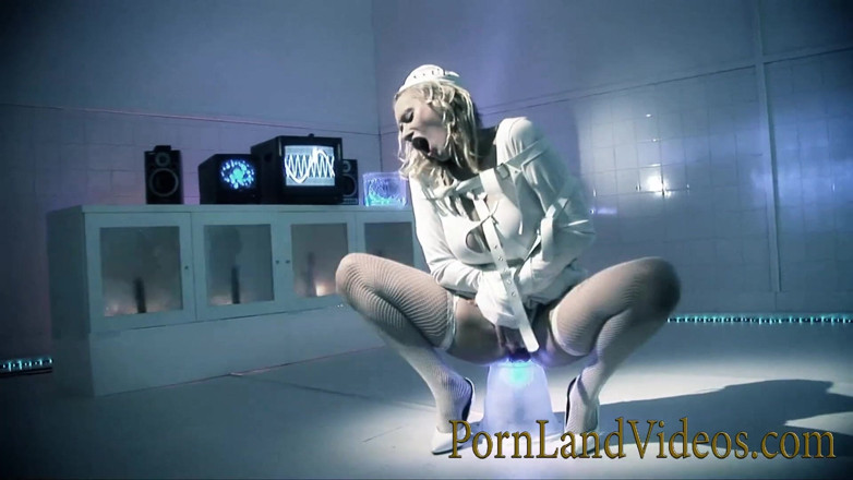 Pornland videos: Crazy blonde babes fucked by doctors and dildos