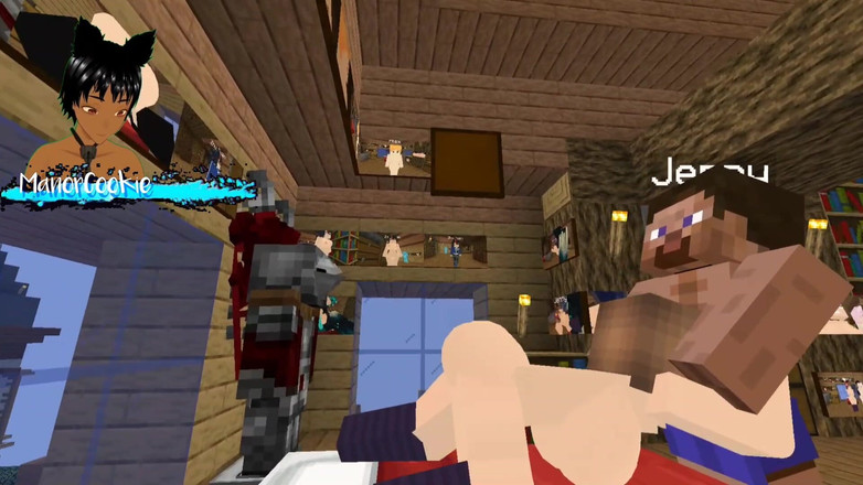 Manor Cookie: Minecraft Jenny Mod Fapcraft Různé sexuální animace pro Jenny