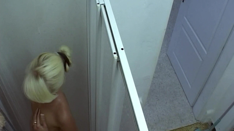 THAGSON 18+: Blonde and Brunette Strip for Steamy Shower Play