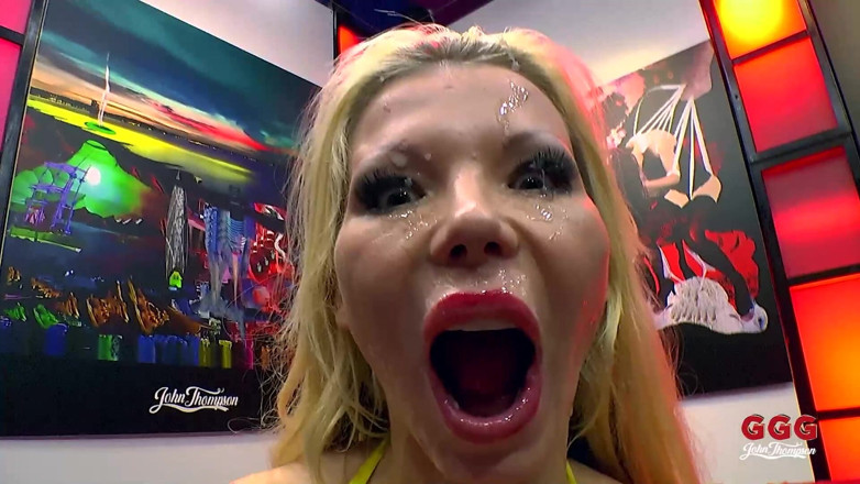 GGG John Thompson Studio: Ggg - Barbie Sins โดนรุมเย็ดจัดหนักโดนควยหลายแท่ง