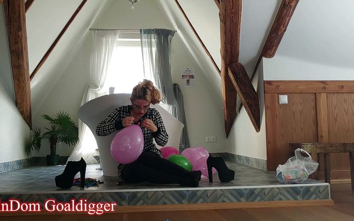 FinDom Goaldigger: Ballons im findom-stil blasen, teil 2