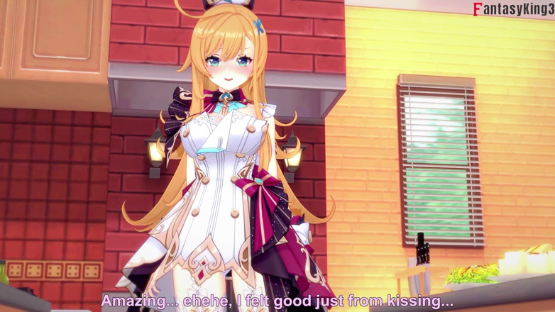 Fantasy king: Escoffier POV Blowjob and Sex on the Kitchen - Genshin Impact