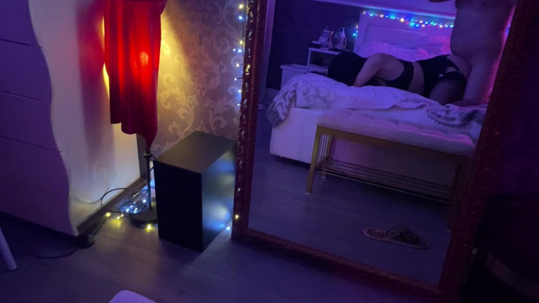 Slowly Tease: No22 (повний) нейлон і мереживна міні-спідниця, вона готова зробити що-небудь для мого члена