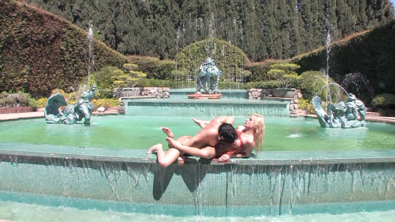 Thot Factory: Busty blonde slut sucks cock deep before anal pounded
