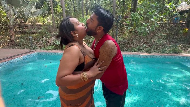 Kamasutra61: Indian Hot Couple Full Fucking Video in Pool Sex Viral...