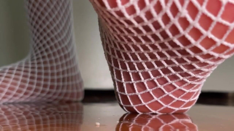 Pink Foxx: 자지를 빠는 핑크색 여우 페디큐어 발