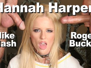 Picticon bondage and fetish: Hanna Harper &amp; Mike Hash &amp; Roger bucks BDSM BBG facial