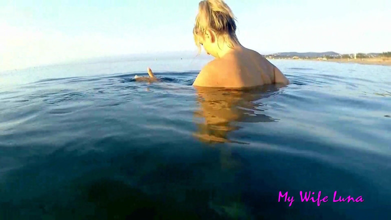 My Wife Luna: Fucked on the beach