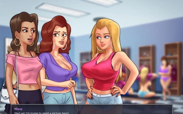 Miss Kitty 2K: Summertime Alpha Bitch Fucked in Locker - Claustrophobic Sex Part 150