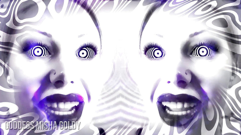 Goddess Misha Goldy: 私の螺旋状の目だけ、ポルノだけ、けいれんとグーニングだけ!