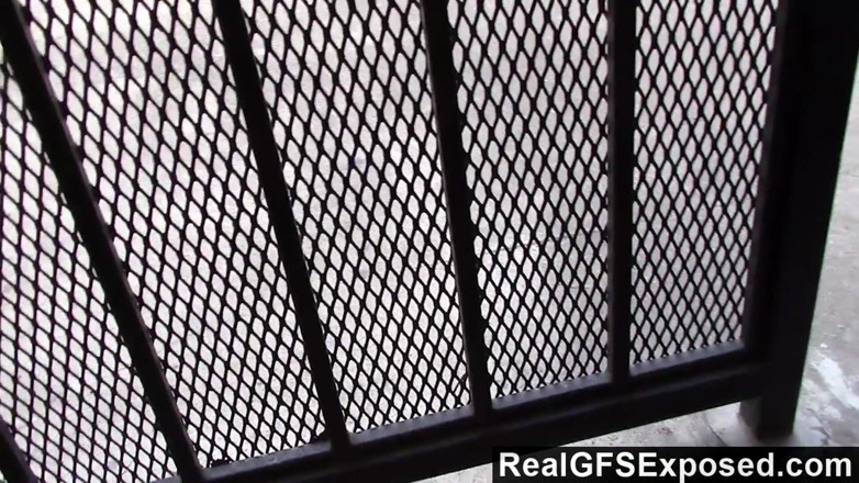 Real GFs Exposed: Adorable brunette Giselle Marie gets screwed and jizzed