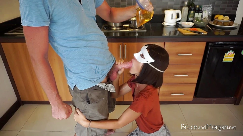 Bruce-and-Morgan: Showered with pee