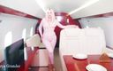 Arya Grander: Sweet Curvy MILF in Pink Pvc Tight Catsuit Having Fun...