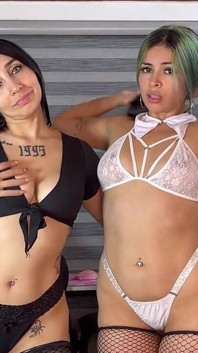 Two Sluts Negotiating Their Grades with the Tutor