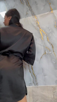 I Try on Many Thongs to See Which One You Fuck Me