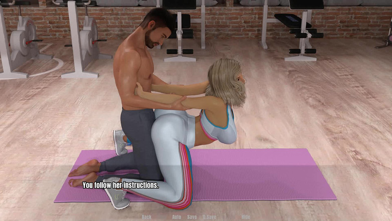 Dirty GamesXxX: Бабусин дім: бабуся тренується в штанях для йоги, еп.49