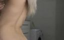 Viky one: Big-boobed Babe Dancing in the Bathroom