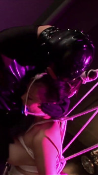 Asian slut gets enjoys getting spanked by her master