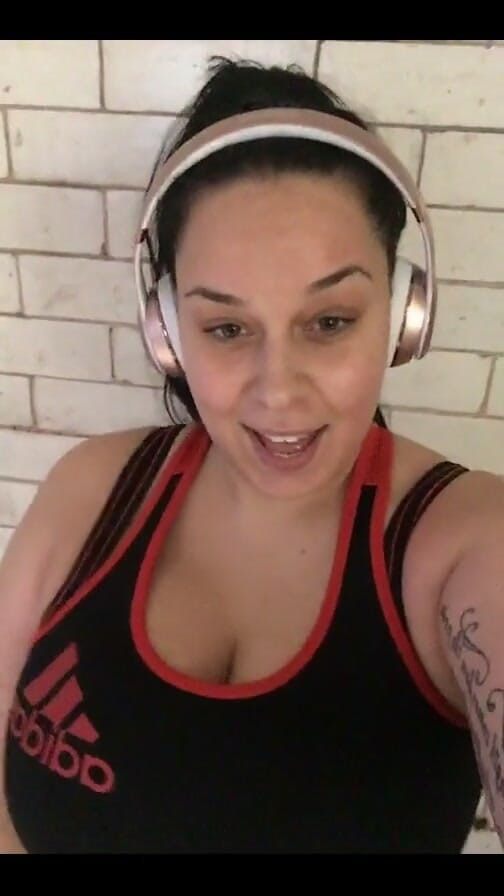 Anastasia Lux: Berolahraga di Gym... Cardio sebelum berat badan dan ya aku...