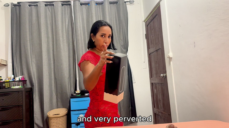 Leyne Rodriguez: Peituda madrasta Leyne Rodriguez presa e fodida por enteado com...