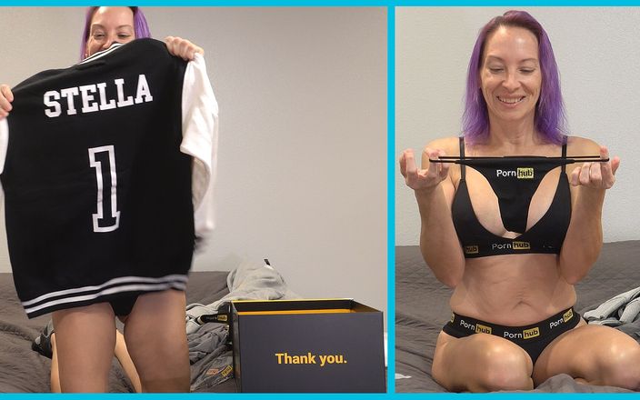 Sex with milf Stella: Unboxing our 50,000 subcsriber swag box