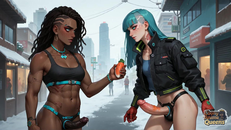 Ebony Anime Queens: Watch Naughty Black Babes Enjoy a Popshot Feast Fueled by...