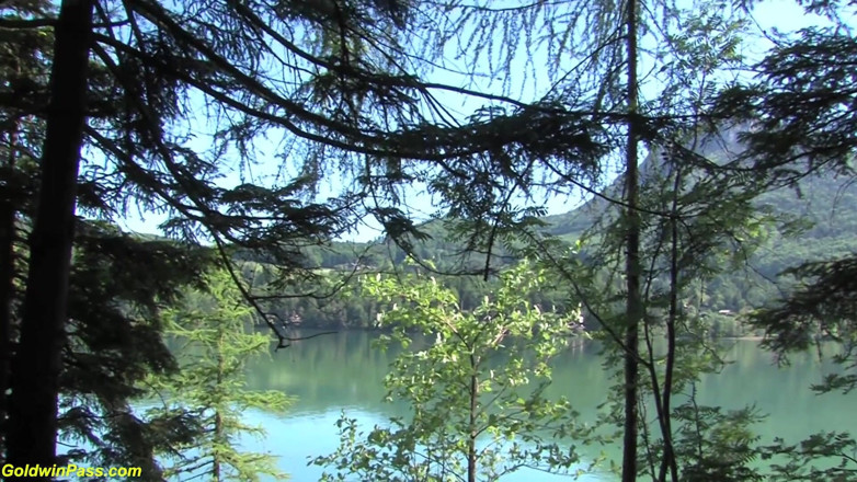 Goldwin pass: Horny German couple fucks wild in the forest