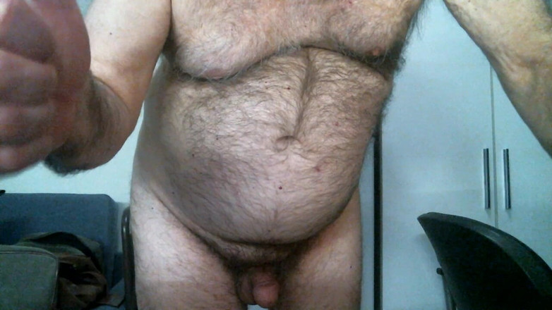 Coach Karl dude lodge: Coach Karl gnuggar och slår under en live cam -show