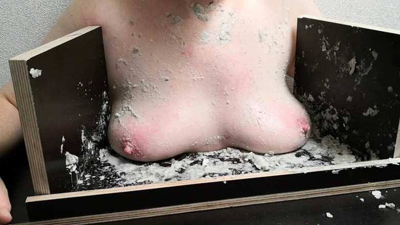 Bouncy Tits Action: The tit waxing machine 3