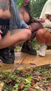 3 Besties Desperate for a Pee Outdoors