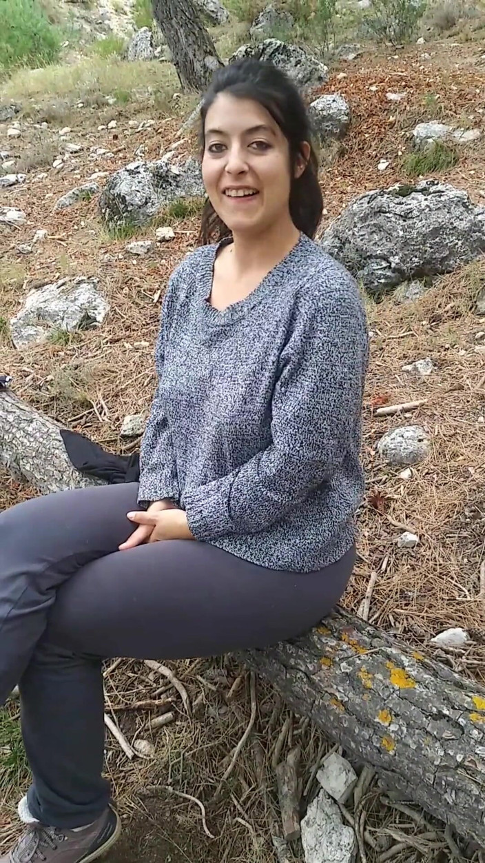 DragonGalaxy11: Outdoor sex and blowjob in the mountain with curvy brunette