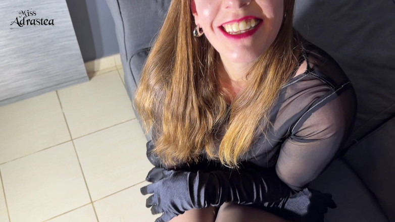 Miss Adrastea: Cum Twice in Chastity, My Slut! Huge Cum Explosions After...
