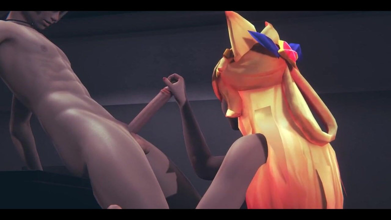 HentaiTubes: Lol Hentai - Melancap Ahri Star Guardian - filem anime manga Jepun...