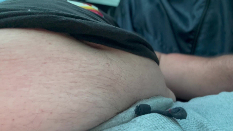 Brewster Bear: Outdoor Smoking and Stroking