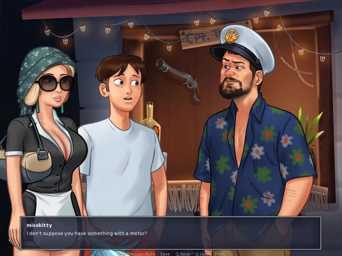 Miss Kitty 2K: Summertime Saga V0.20.5 - Pt.249 - Swimming Nacked in the Sea