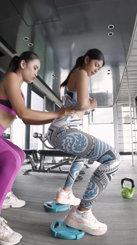 Fitnes Ass Pumping Threesome Hardcore
