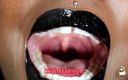 Chy Latte Smut: Black lipstick mouth exploration