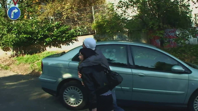 German amateur - 100% German hardcore videos: Horny chick gets fucked in public